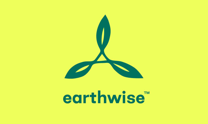 TOMS earthwise logo. Trademark symbol.